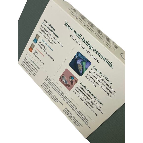 LIFELINES STRESS RELIEF GIFT SET IMMERSION SPA ESSENTIAL OIL BLEND DIFFUSER - Picture 7 of 15